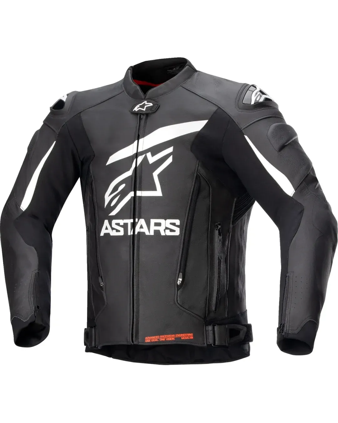 Кожено яке ALPINESTARS GP PLUS R V4 BLACK/WHITE