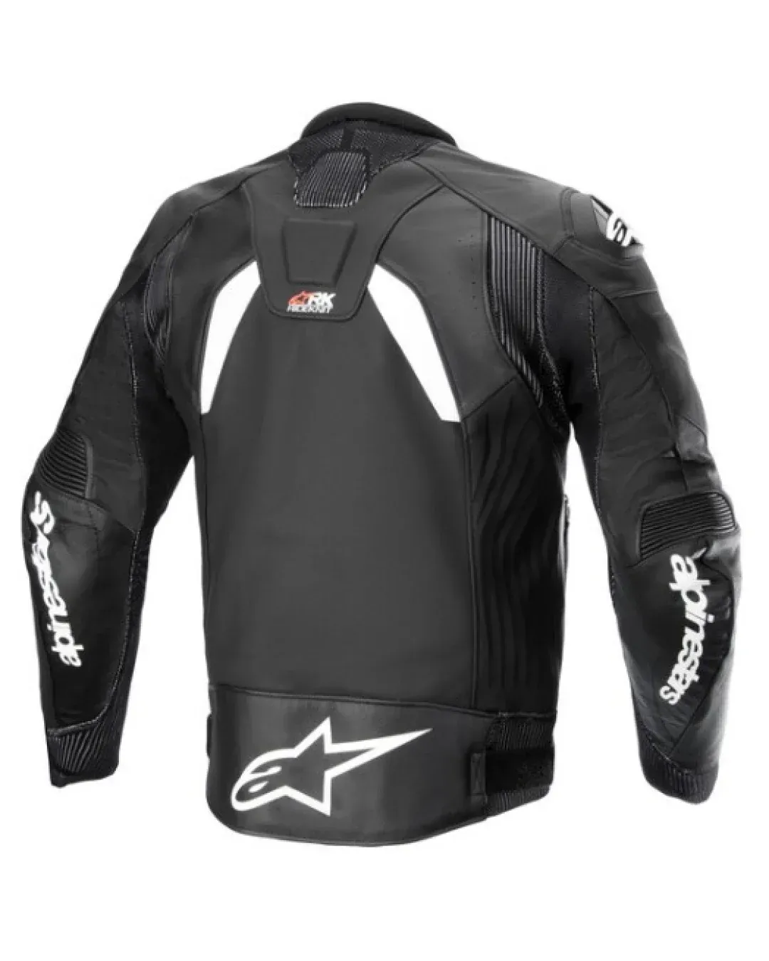 Кожено яке ALPINESTARS GP PLUS R V4 RIDEKNIT BLACK/WHITE