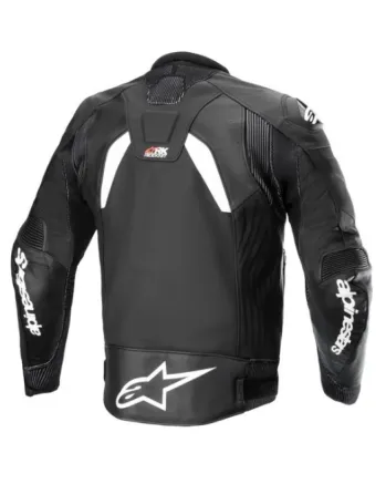 Кожено яке ALPINESTARS GP PLUS R V4 RIDEKNIT BLACK/WHITE