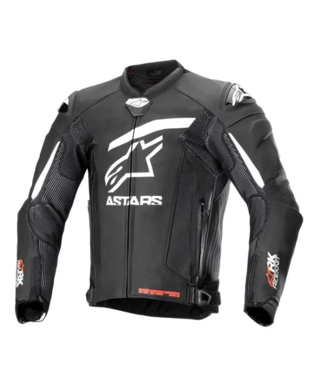 Кожено яке ALPINESTARS GP PLUS R V4 RIDEKNIT BLACK/WHITE