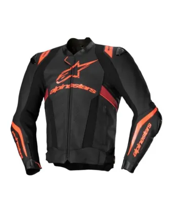 Кожено яке ALPINESTARS Missile V3 Ignition BLACK/RED