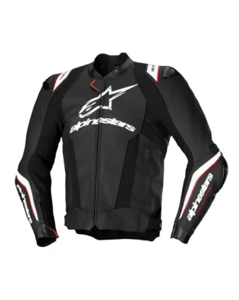 Кожено яке ALPINESTARS Missile V3 Ignition BLACK/WHITE