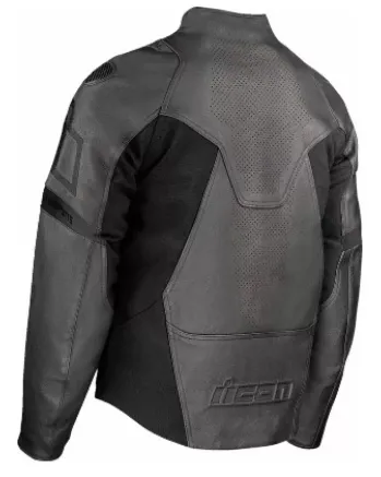 Кожено яке ICON Contra3™ RIZZ RIZZ STEALTH