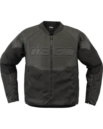 Кожено яке ICON Overlord3™ CE Leather BLACK