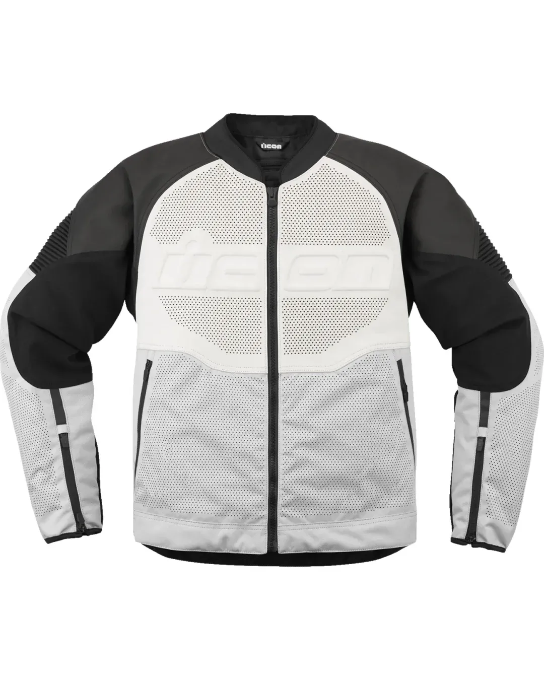 Кожено яке ICON Overlord3™ CE Leather WHITE