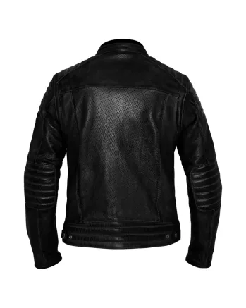 Кожено яке JOHN DOE STORM PERFORATED BLACK