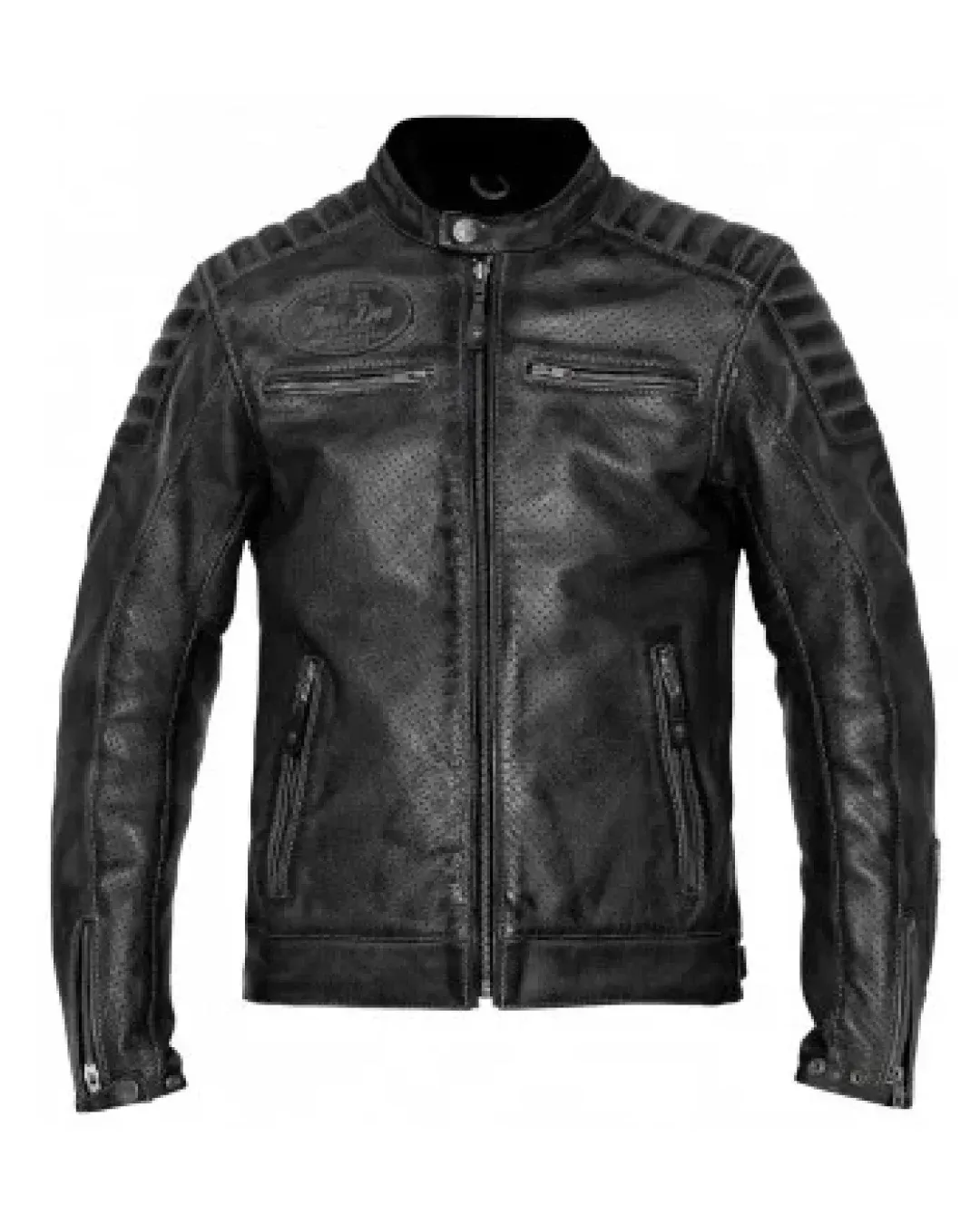 Кожено яке JOHN DOE STORM PERFORATED BLACK