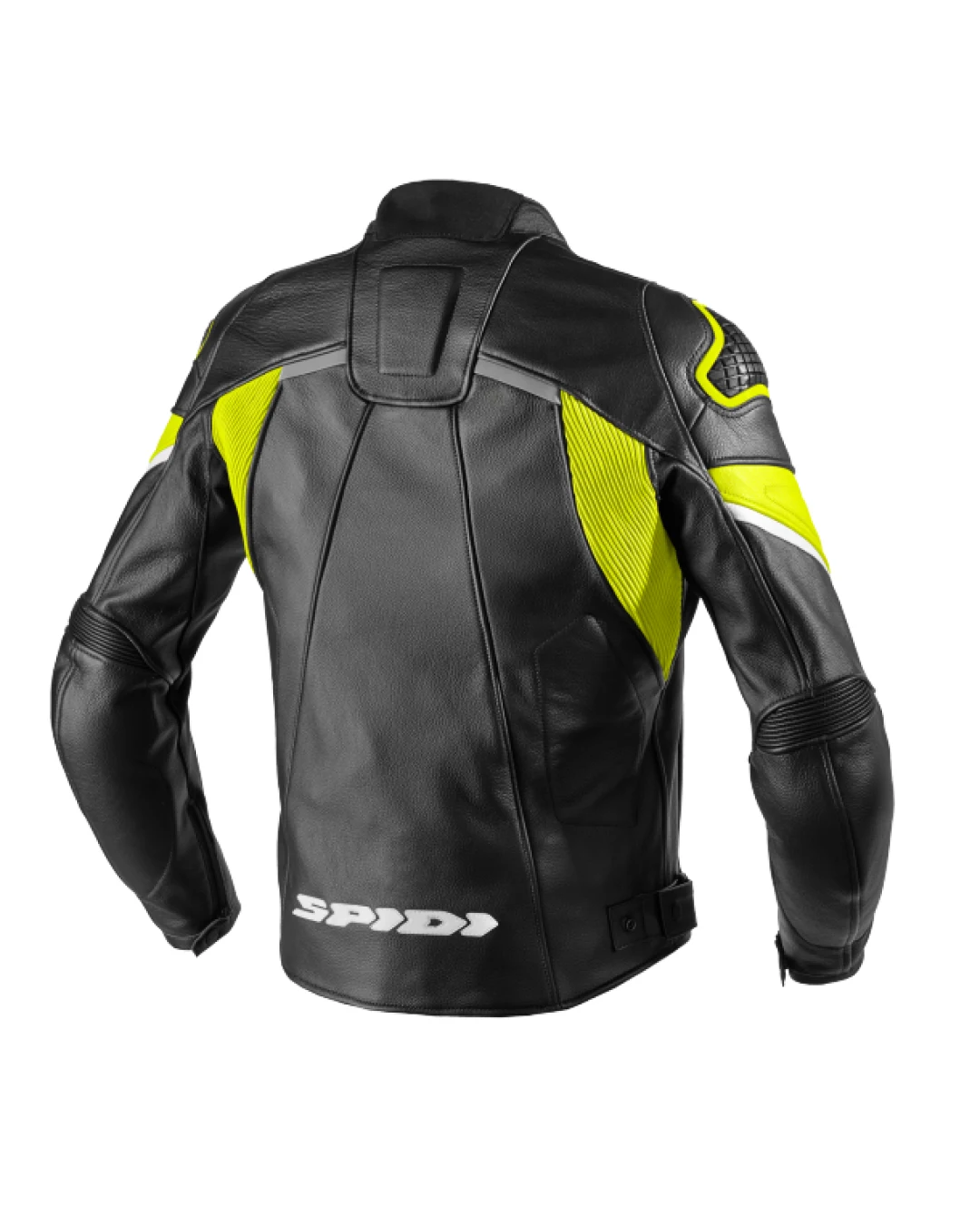 Кожено яке SPIDI IGNITE BLACK/FLUO YELL