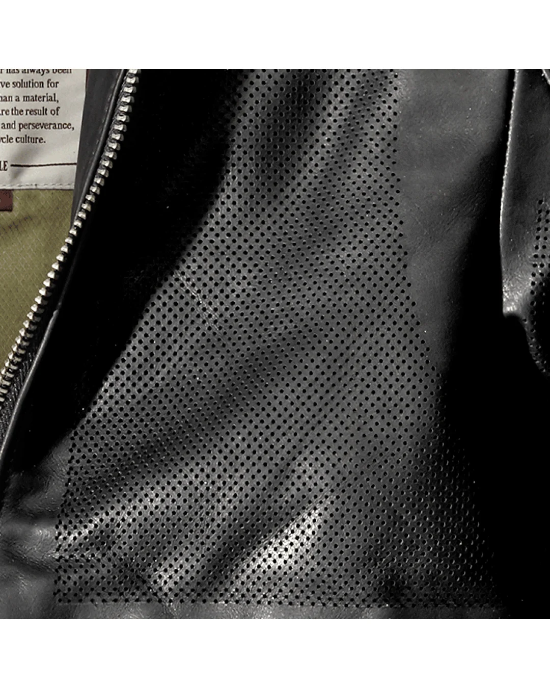 Кожено яке за мотор SPIDI GARAGE PERFORATED BLACK