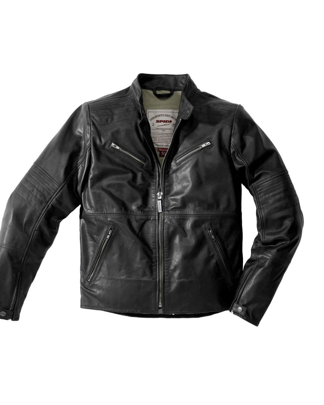 Кожено яке за мотор SPIDI GARAGE ROBUST BLACK