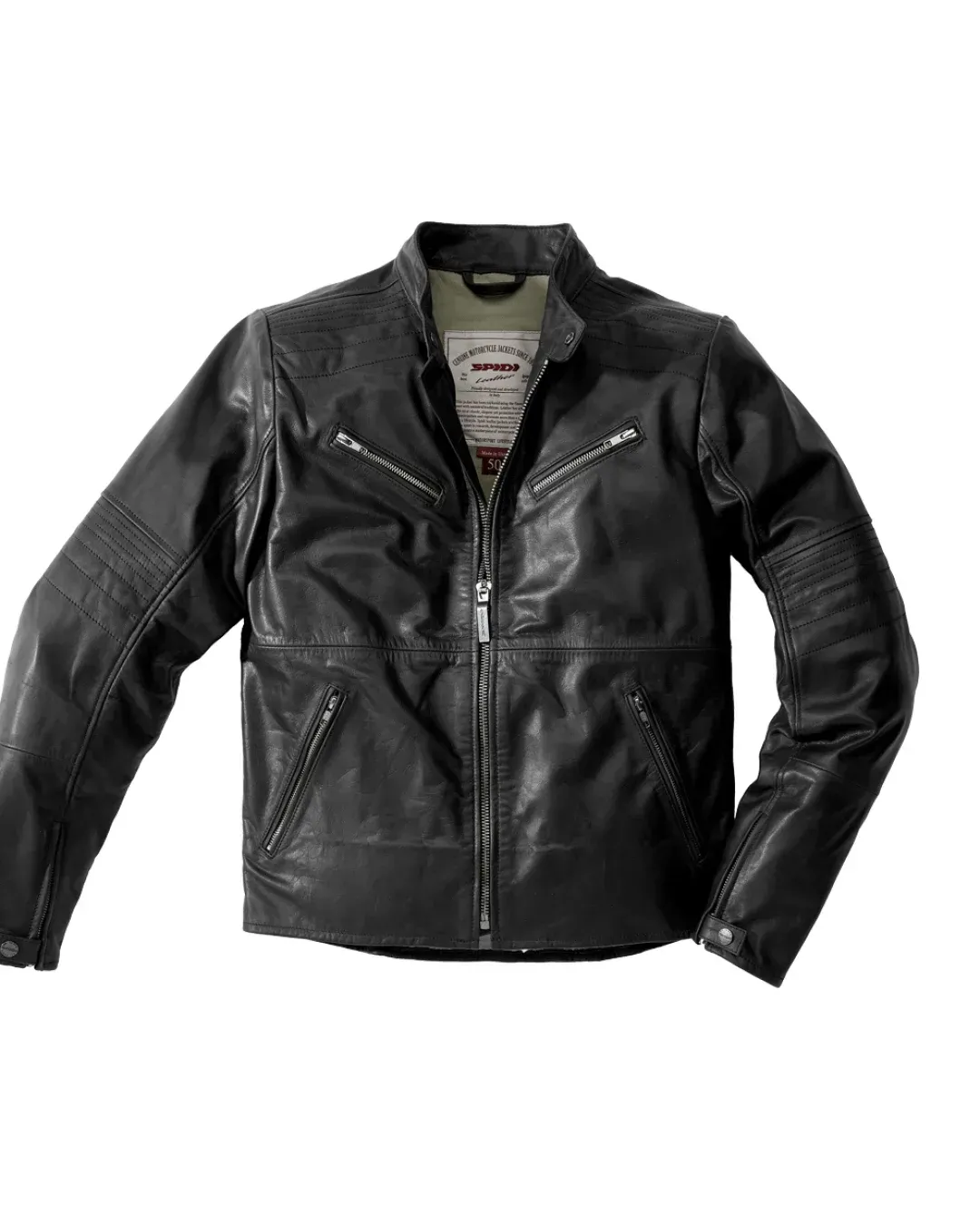 Кожено яке за мотор SPIDI GARAGE ROBUST BLACK