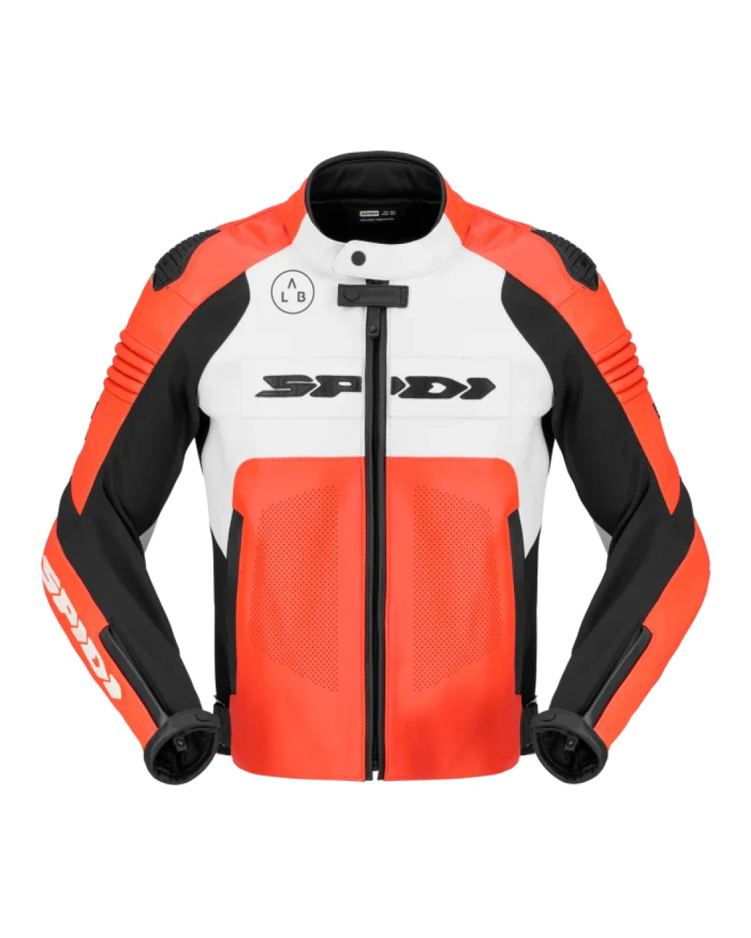 Кожено яке за мотор SPIDI HYPER-V PRO PERFORATED RED/WHITE/BLACK