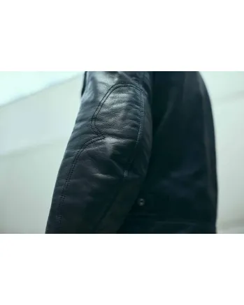 Кожено яке за мотор SPIDI ROCK BLACK