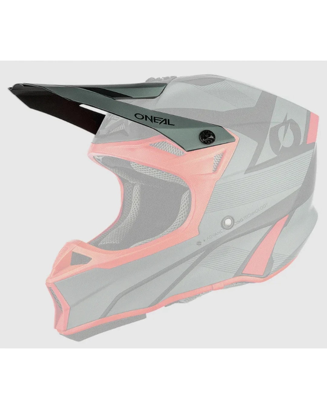 Козирка за каска 10SERIES HYPERLITE HELMET COMPACT GRAY/RED