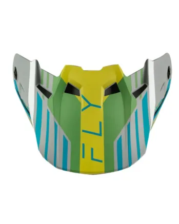 Козирка за каска FLY RACING Formula CC Strike Peak - Grey/Green/Teal