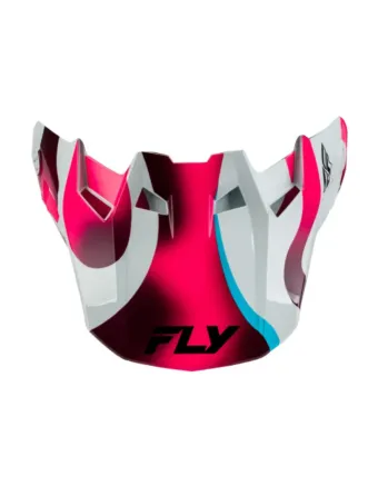 Козирка за каска FLY RACING Formula CC Vibe Peak - White/Pink/Blue