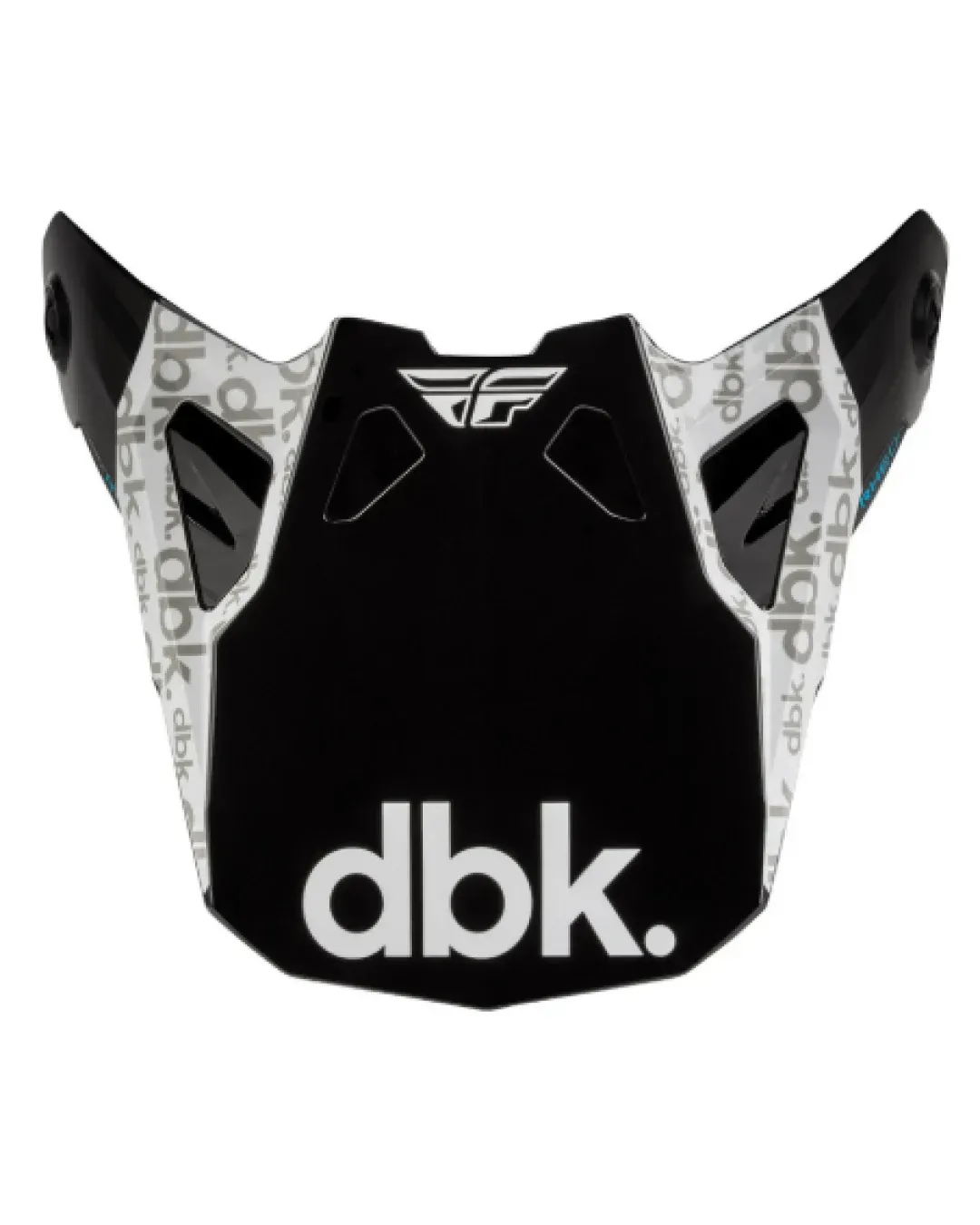 Козирка за каска FLY RACING Formula CP DBK Peak - Black/White/Grey