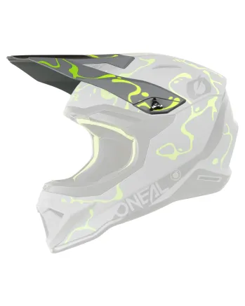 Козирка за каска O'neal 1SERIES SPLASH GRAY/NEON YELLOW