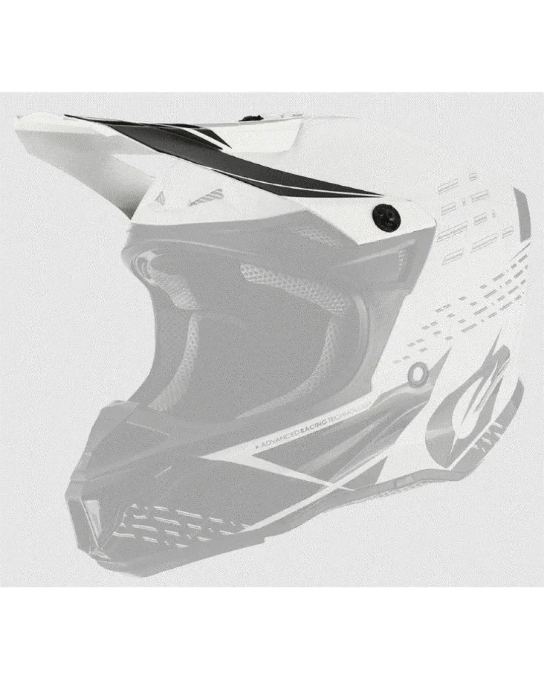 Козирка за каска O'NEAL 5SRS POLYACRYLITE HELMET TRACE BLACK/WHITE