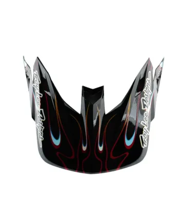 Козирка за каска TROY LEE DESIGNS SE5 Carbon Torched - Black/Rouge