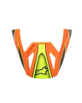 Козирка за мотокрос каска ALPINESTARS SM3 FRAY BLK/OR/YL