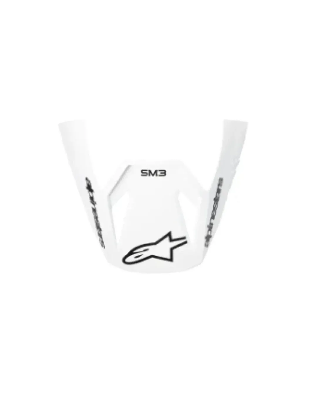 Козирка за мотокрос каска ALPINESTARS SM3 WHITE GLOSS