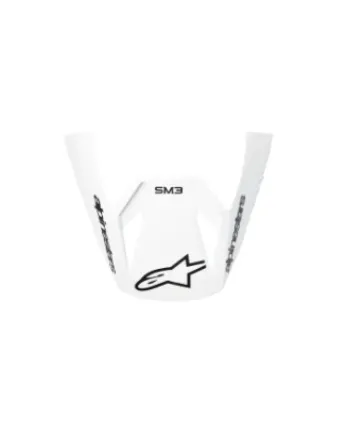Козирка за мотокрос каска ALPINESTARS SM3 WHITE GLOSS