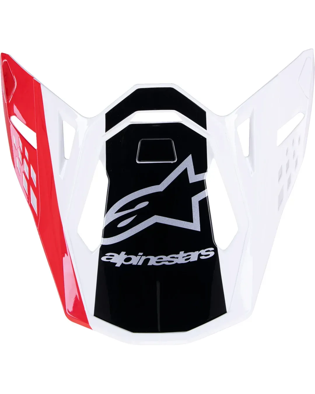 Козирка за мотокрос каска ALPINESTARS Supertech M10 UNIT RD/WT