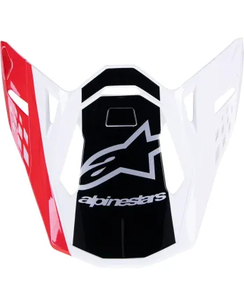Козирка за мотокрос каска ALPINESTARS Supertech M10 UNIT RD/WT