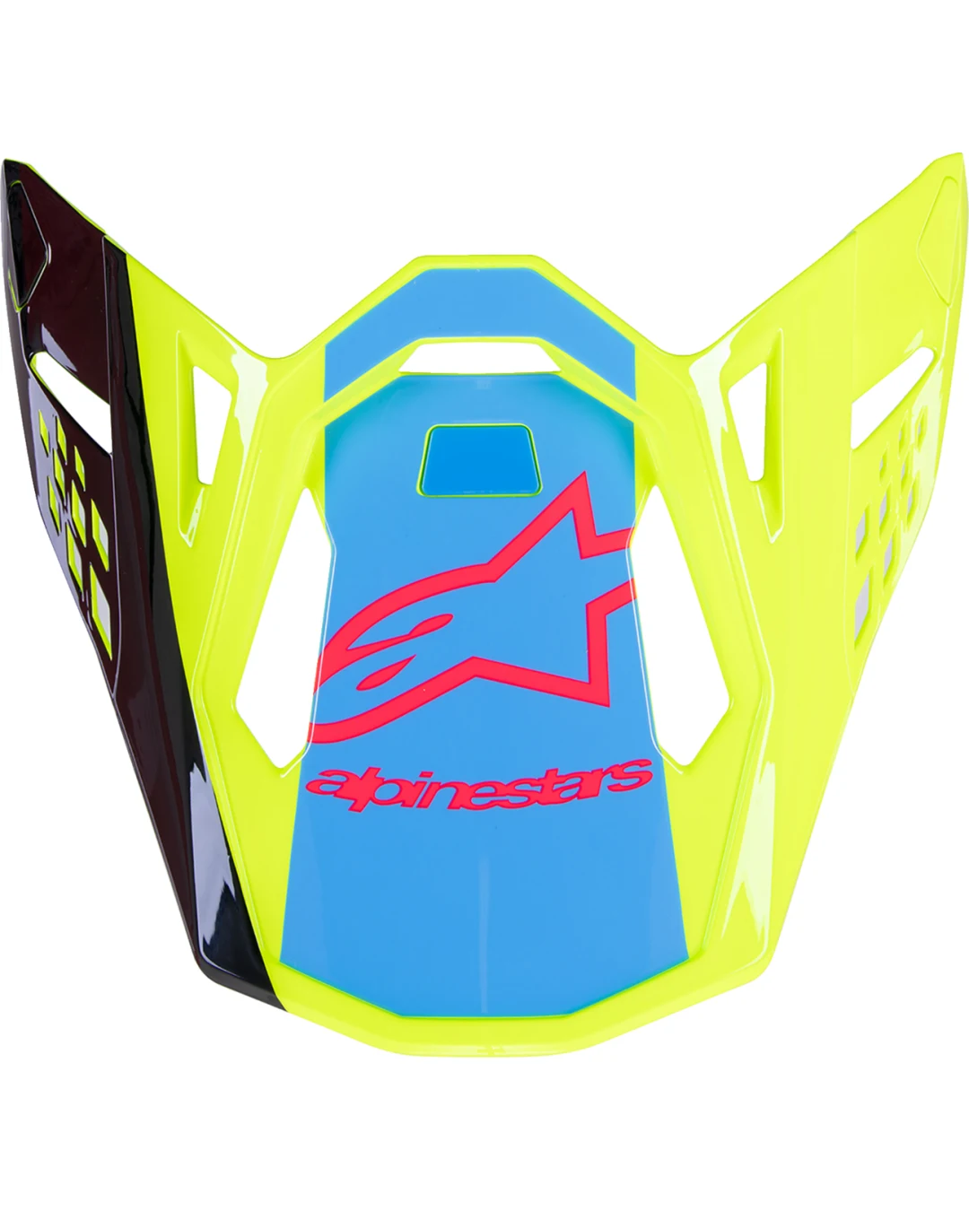 Козирка за мотокрос каска ALPINESTARS Supertech M10 UNIT YL/BK