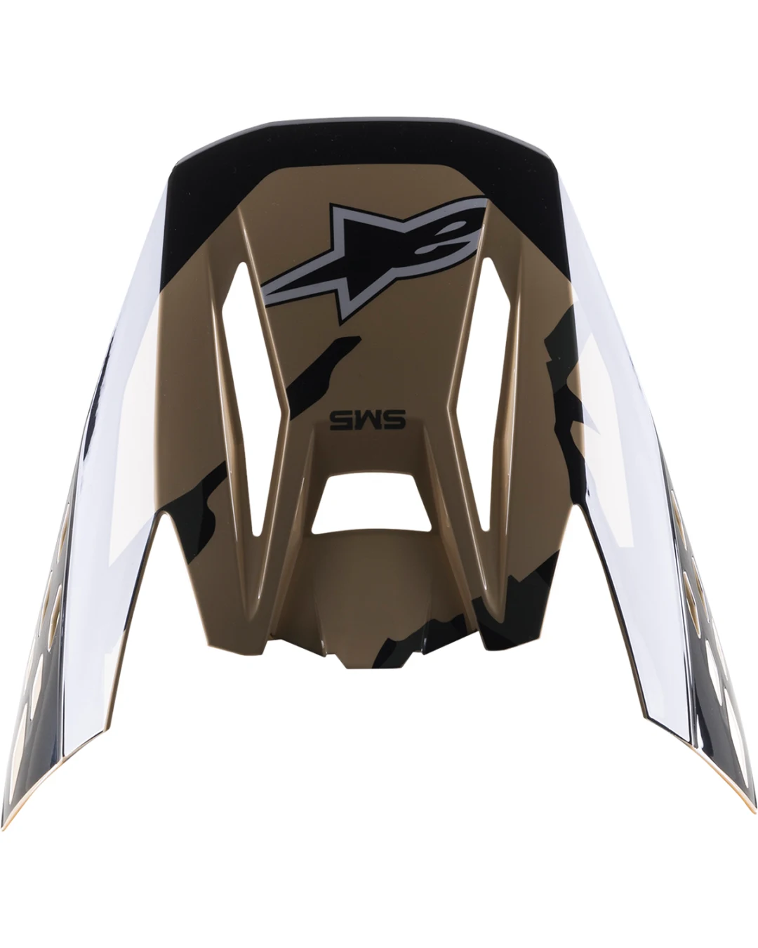 Козирка за мотокрос каска ALPINESTARS Supertech M5 BLACK/BROWN/WHITE
