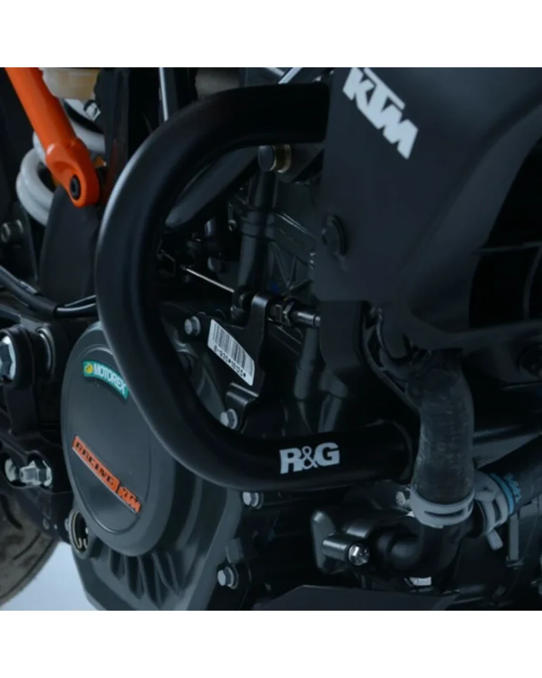 Краш барове R&G RACING Side Protections Orange KTM Duke 390 17-23