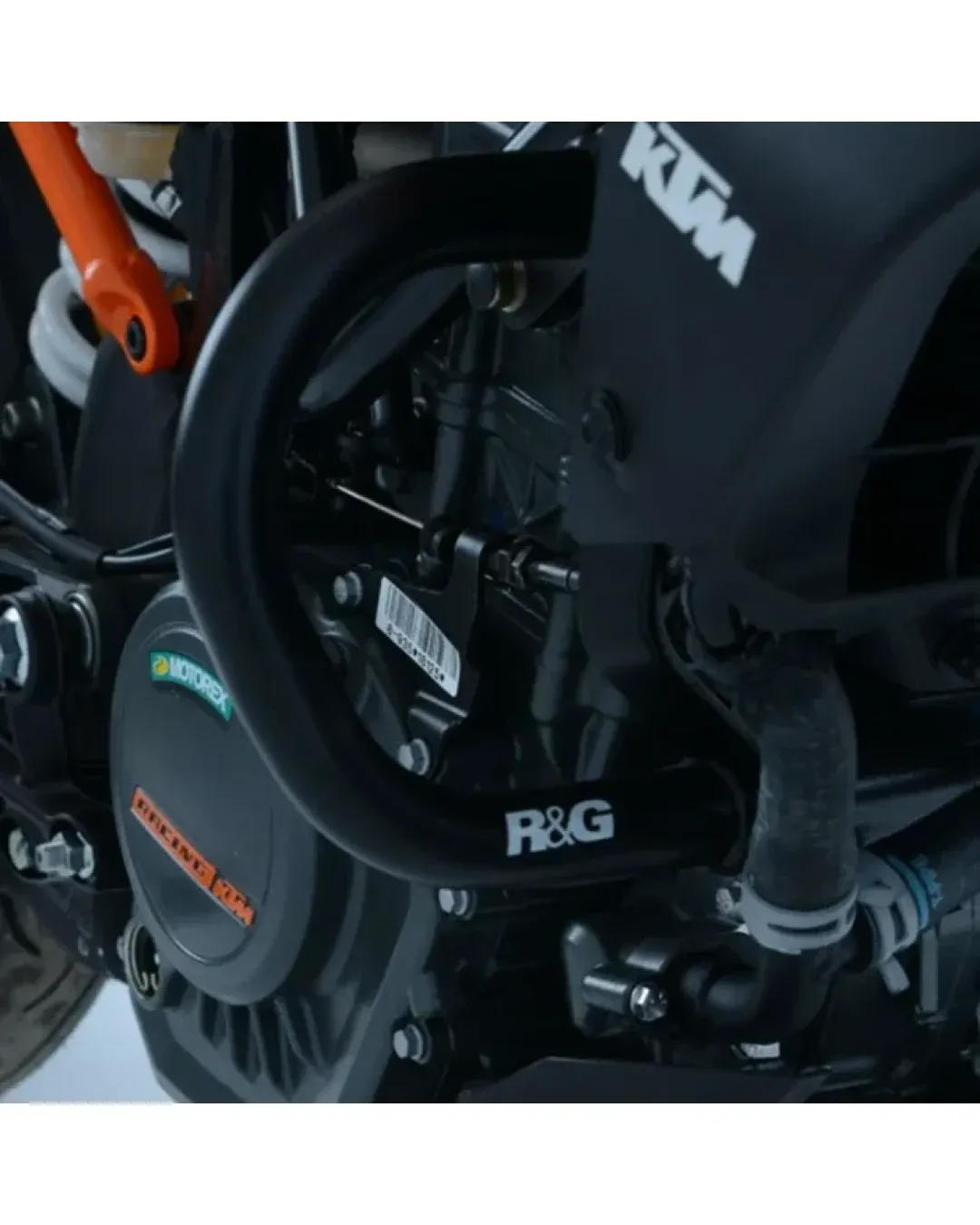 Краш барове R&G RACING Side Protections Orange KTM Duke 390 17-23