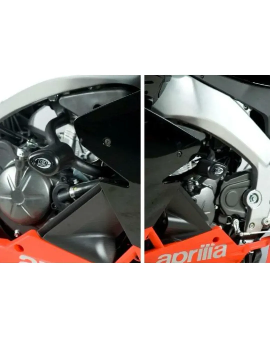 Краш тапи R&G RACING Aero Crash Protectors Black Aprilia RS4 125 10-17
