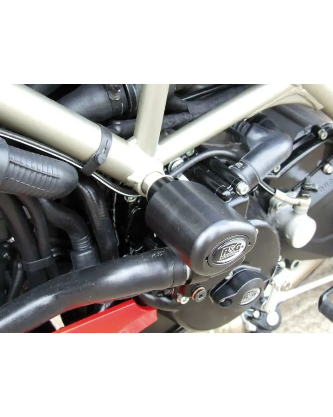 Краш тапи R&G RACING Aero Crash Protectors Black Ducati Streetfighter 1098S 09-14 / Hypermotard 1100 EVo 09-12 / 796 10-12