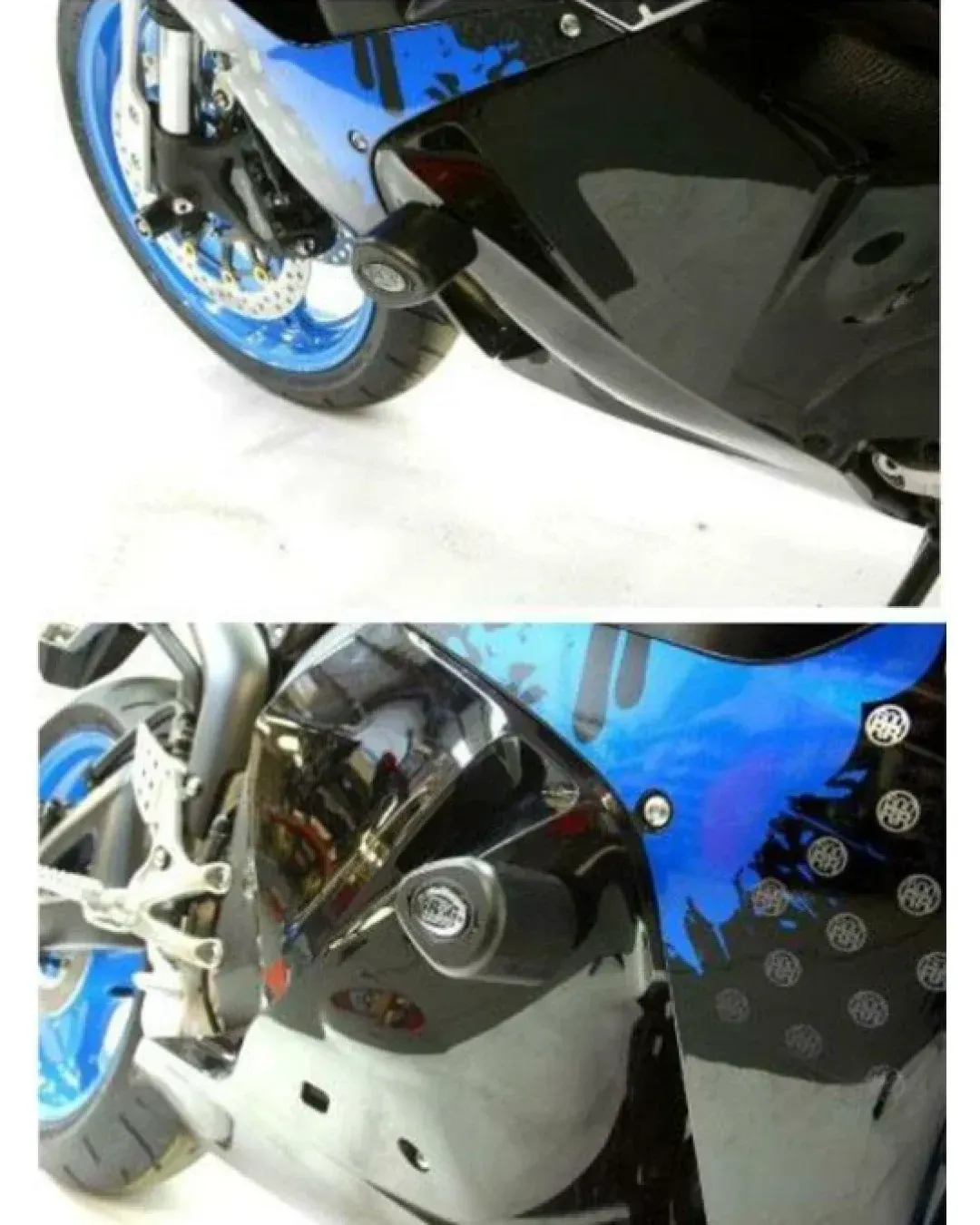 Краш тапи R&G RACING Aero Crash Protectors Black Honda CBR600RR 09-12