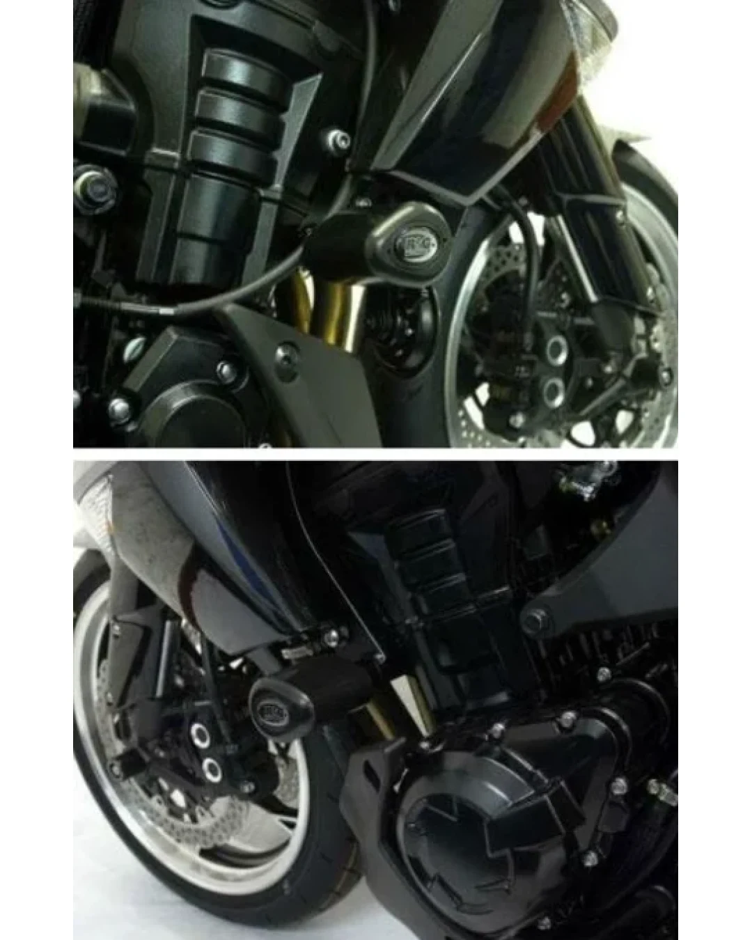 Краш тапи R&G RACING Aero Crash Protectors Black Kawasaki Z1000 10-20