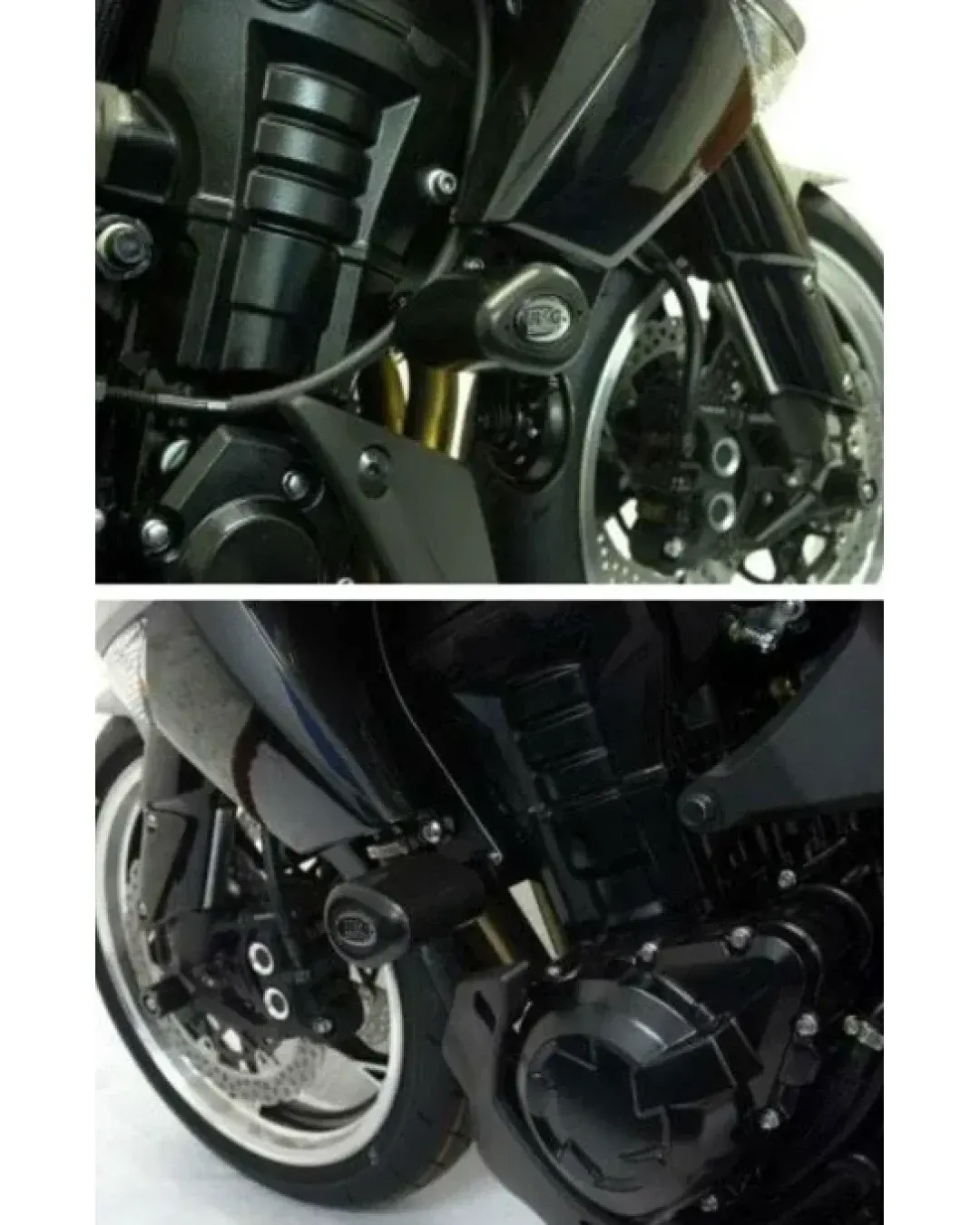Краш тапи R&G RACING Aero Crash Protectors Black Kawasaki Z1000 10-20