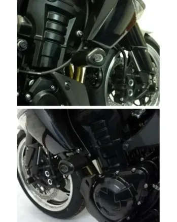 Краш тапи R&G RACING Aero Crash Protectors Black Kawasaki Z1000 10-20