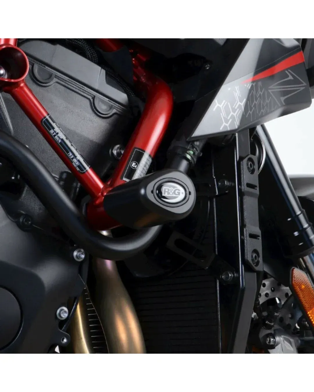 Краш тапи R&G RACING Aero Crash Protectors Black Kawasaki ZH2 20-25
