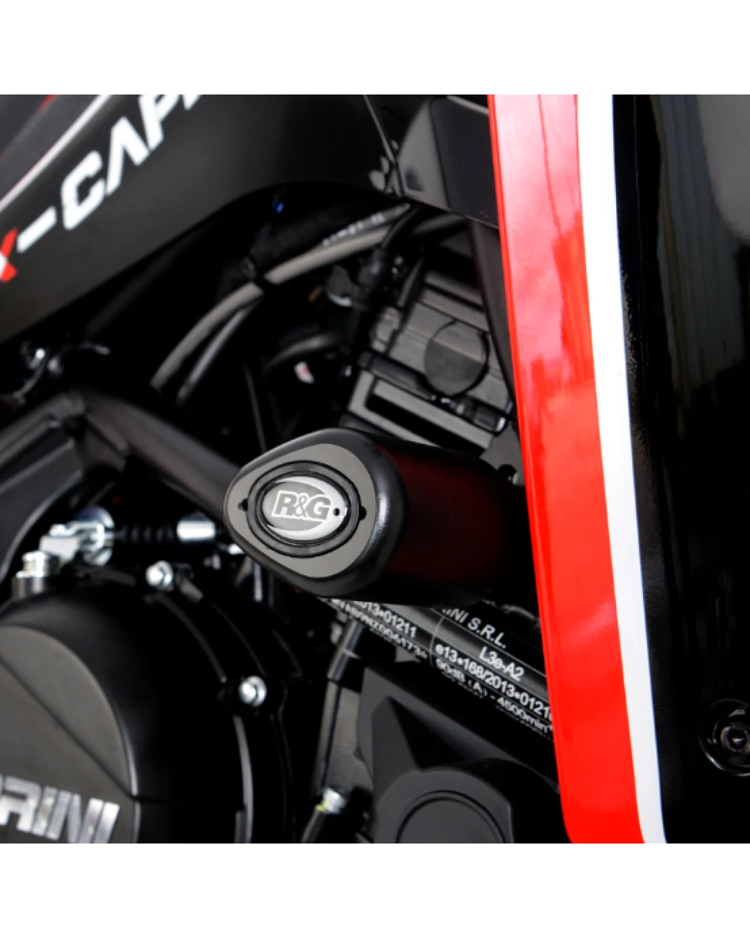Краш тапи R&G RACING Aero Crash Protectors Black Moto Morini X-CAPE 650 22-26