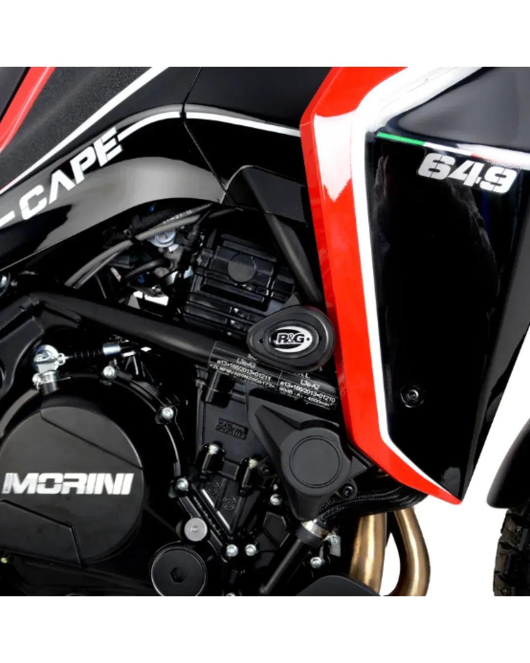 Краш тапи R&G RACING Aero Crash Protectors Black Moto Morini X-CAPE 650 22-26