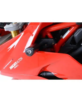 Краш тапи R&G RACING Aero Crash Protectors Black Non Drill Kit Ducati Supersport