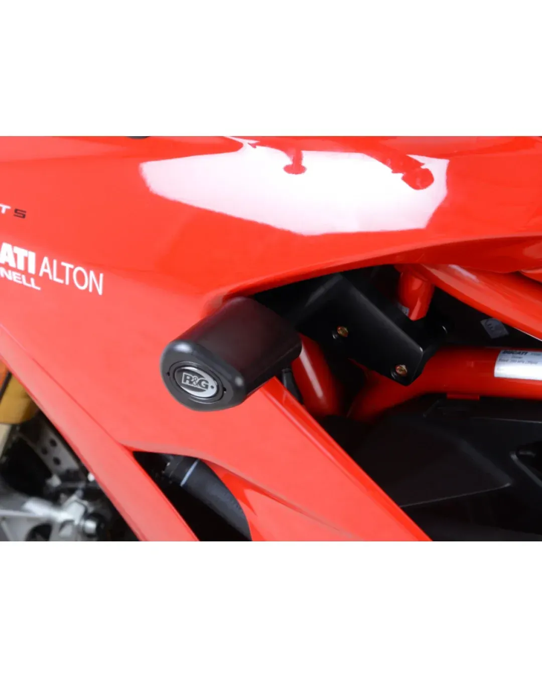Краш тапи R&G RACING Aero Crash Protectors Black Non Drill Kit Ducati Supersport