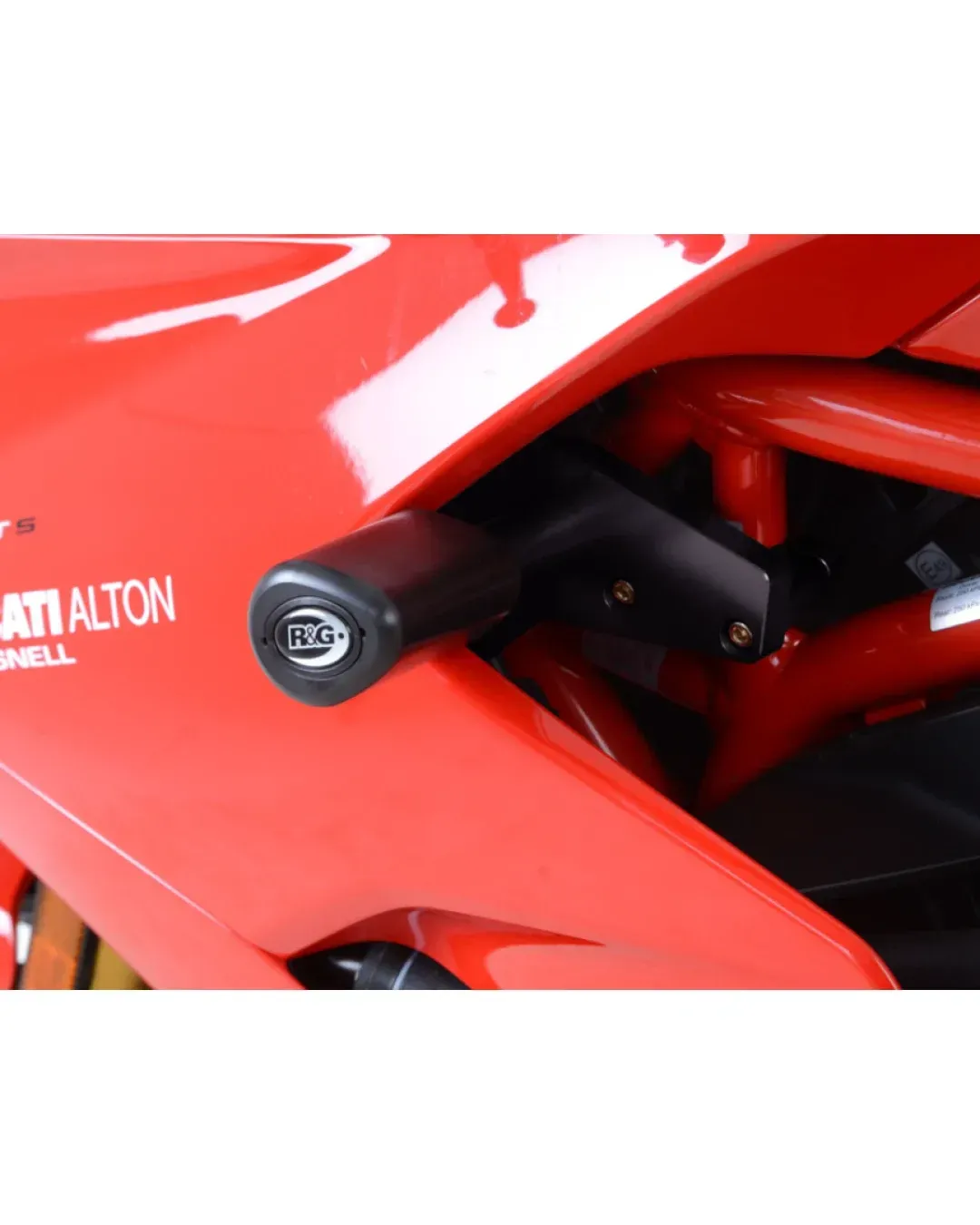 Краш тапи R&G RACING Aero Crash Protectors Black Non Drill Kit Ducati Supersport
