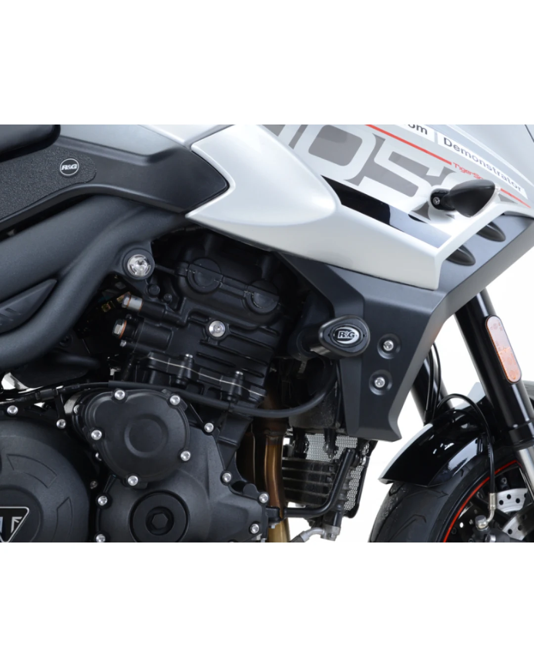 Краш тапи R&G RACING Aero Crash Protectors Black Triumph Tiger 1050 Sport 15-21