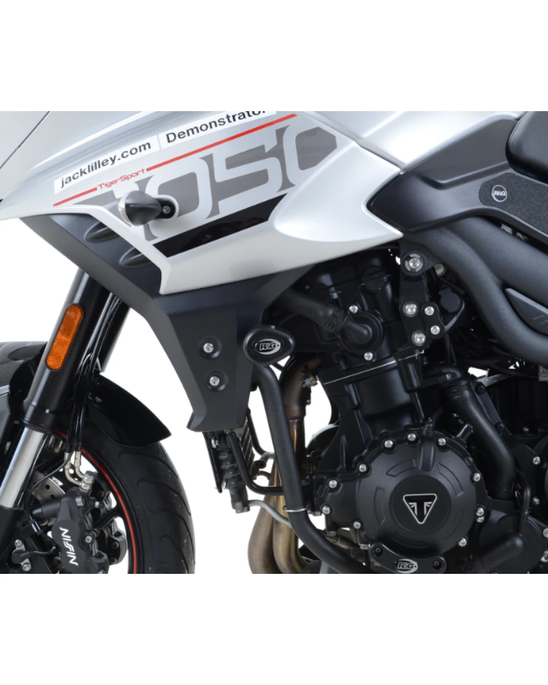 Краш тапи R&G RACING Aero Crash Protectors Black Triumph Tiger 1050 Sport 15-21