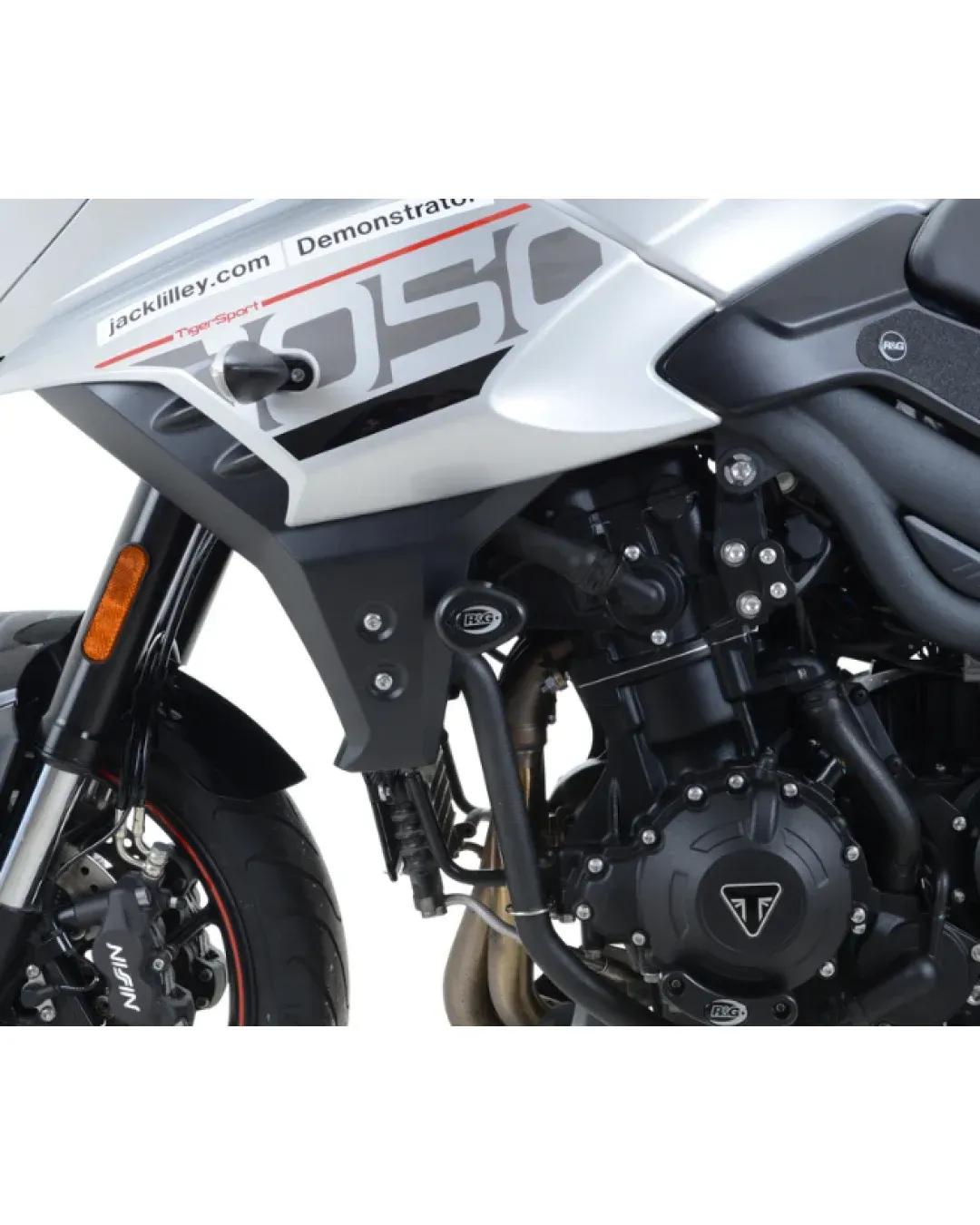 Краш тапи R&G RACING Aero Crash Protectors Black Triumph Tiger 1050 Sport 15-21