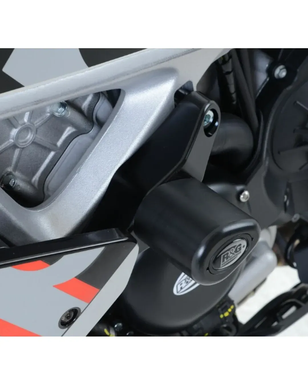 Краш тапи R&G RACING Aero Crash Protectors White Aprilia RSV-4 R 09-10