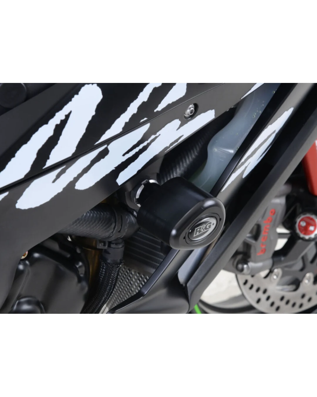 Краш тапи R&G RACING Aero Crash Protectors - White Kawasaki ZX10-R/RR 21-25